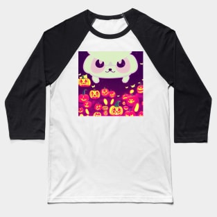 bee and puppycat halloween Baseball T-Shirt